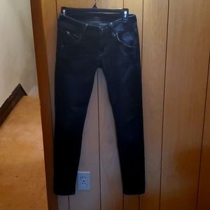 HUDSON JEANS - dark blue low rise skinny jean